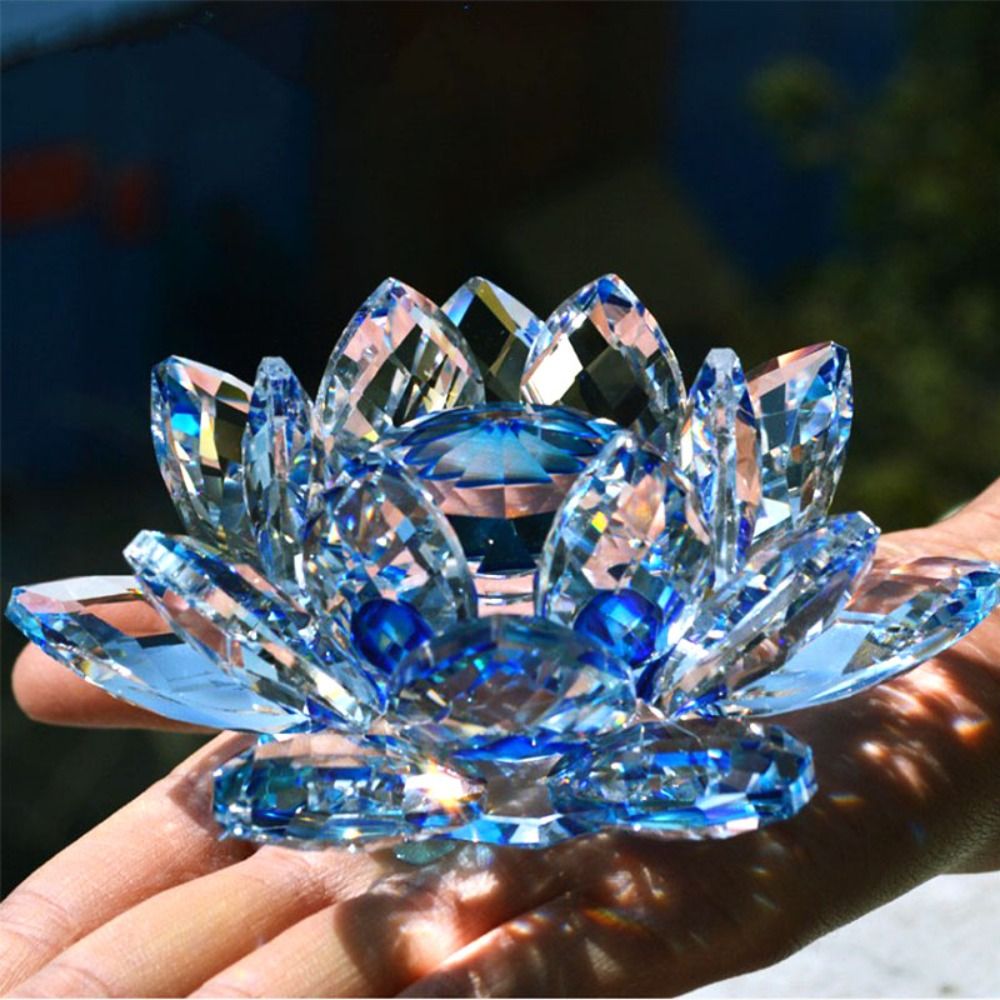 Paper Weight Crystal - Figurine de Fleur Annie en Clip,